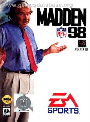 Cover Madden NFL 98 for Genesis - Mega Drive